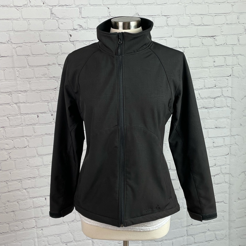 Pulse Black Zip Front Jacket w/Pockets Size Large